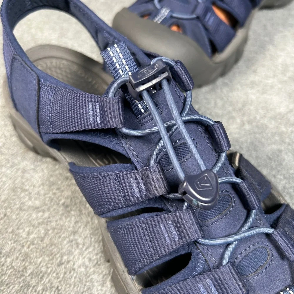Keen Newport H2 Sandals Hiking Navy Blue Waterproof Wate Mens 11.5 1028517
